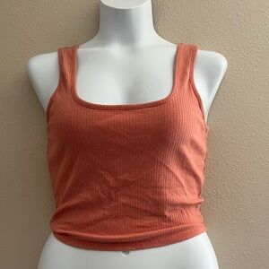 Coral U Neck top